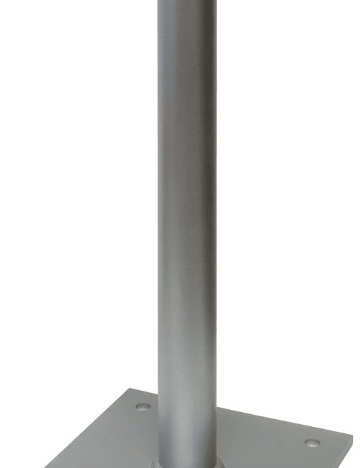 Roof Mount Flagpole Base – Heavy Duty Vertical Flagpole Holder (Permanent Aluminum Mount) - Action Flag