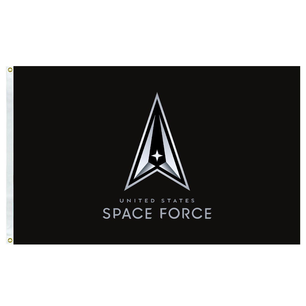 Space Force Official Military Service Branch Logo Nylon Outdoor Flag - Action Flag