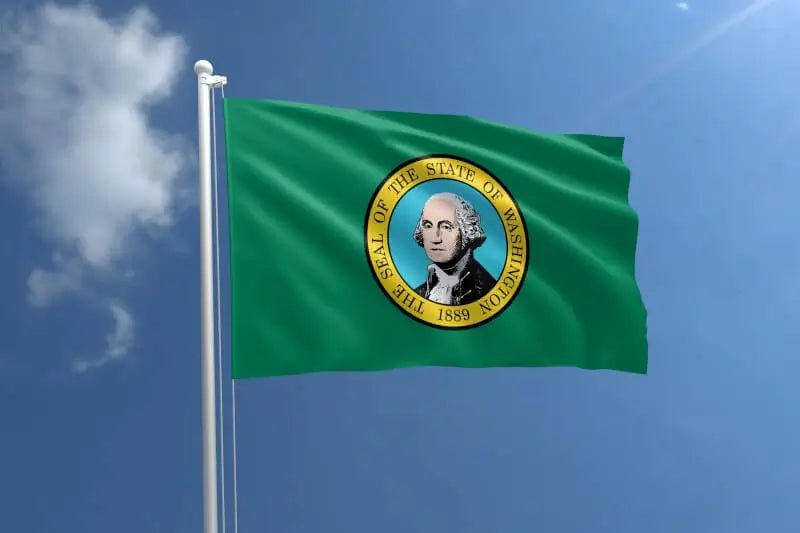 Washington Nylon Outdoor Flag - Action Flag