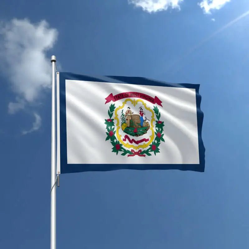 West Virginia Nylon Outdoor Flag - Action Flag