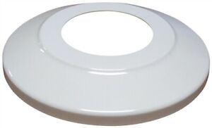White Aluminum Flash Collar for Flagpoles - Standard Profile - .060 Wall thickness - Assorted Sizes - Action Flag