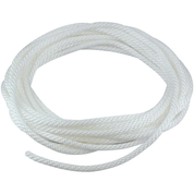 White Solid Braid Polyester Flagpole Halyard - Cut - to - Length - Action Flag