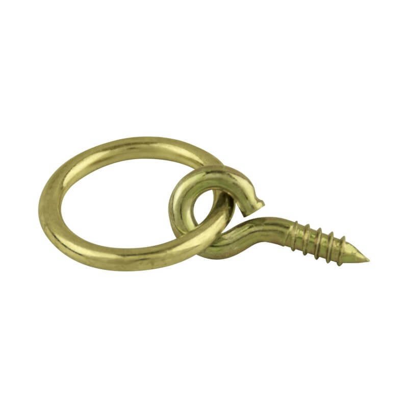 15/16" Wood Pole Cord & Tassel Ring - Action Flag