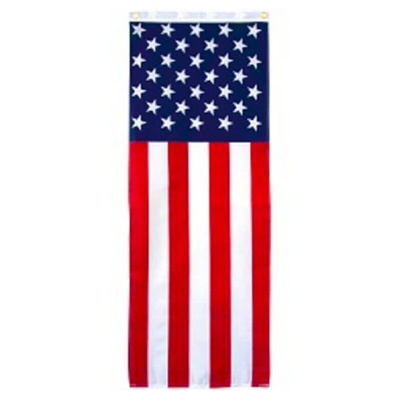 18" x 48" Poly - Cotton U.S. Economy Pulldown - Printed - Action Flag