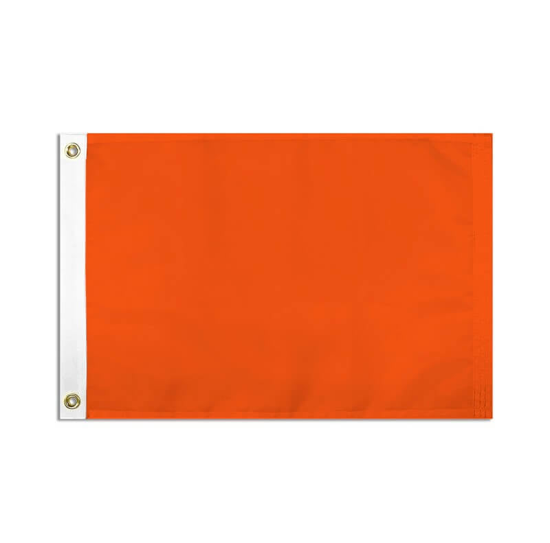 Warm Red Blank Nylon Attention Flag