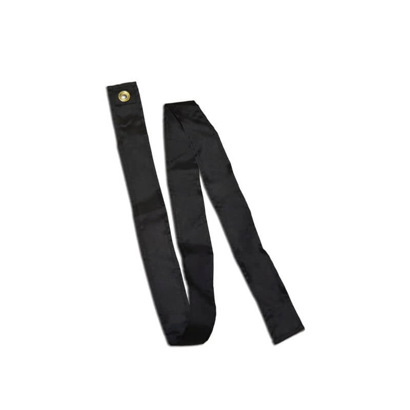 2" x 5' Black Nylon Mourning Streamers - Action Flag