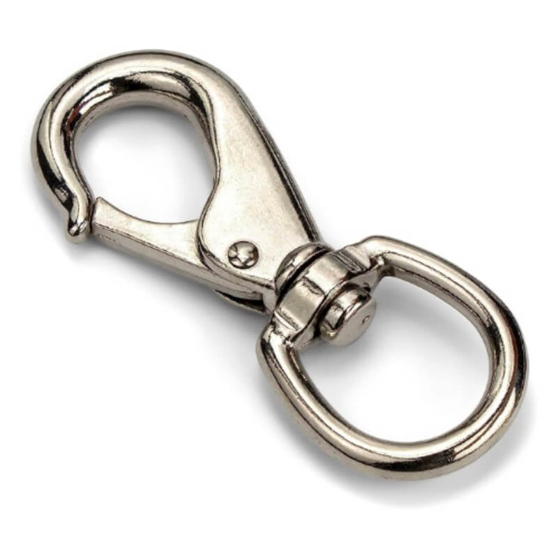 2"Nickel Plated Snap Hook - Action Flag