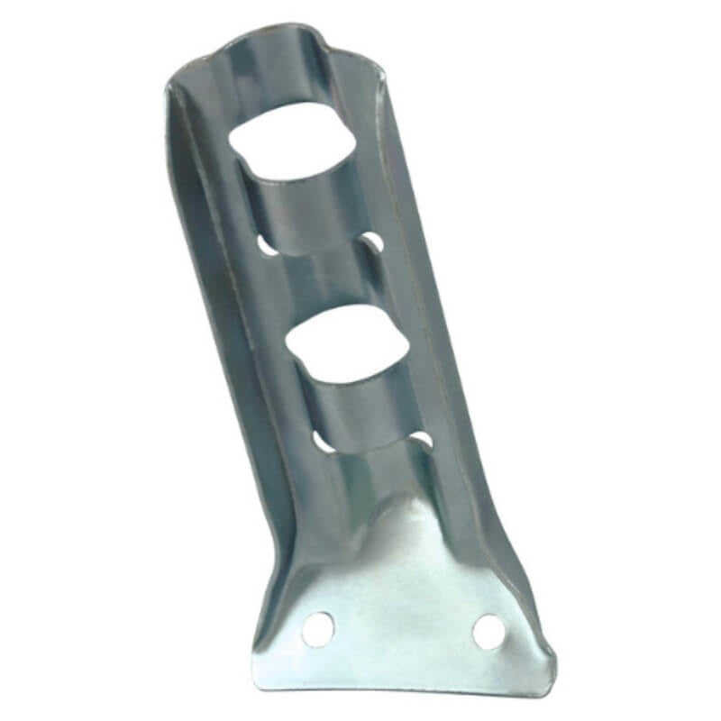 A product picture of a 3/4" Stamped Steel Flagpole Bracket Provided by Action Flag.