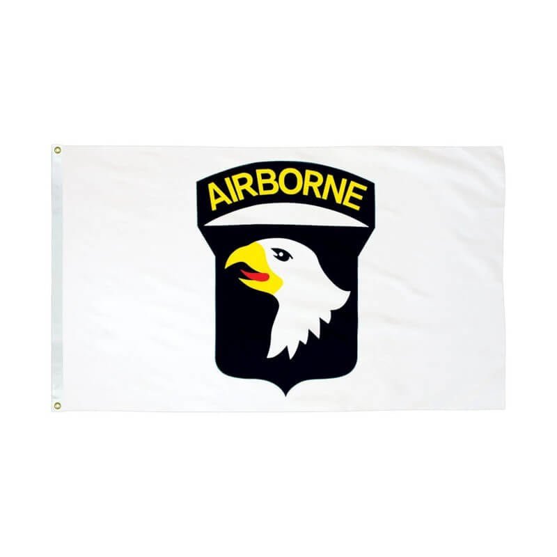 3' x 5' 101st Airborne Polyester Commemorative Flag - Action Flag