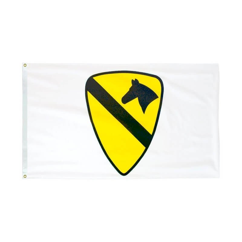 3' x 5' 1st Cavalry Division Polyester Commemorative Flag - Action Flag