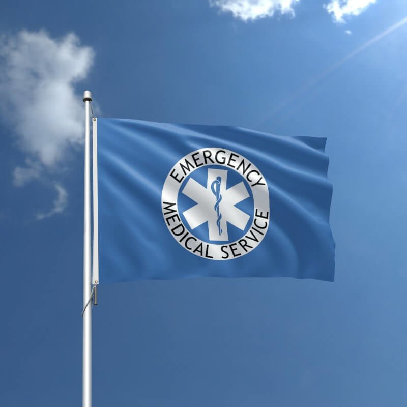 3' x 5' EMS Nylon Outdoor Flag - Action Flag