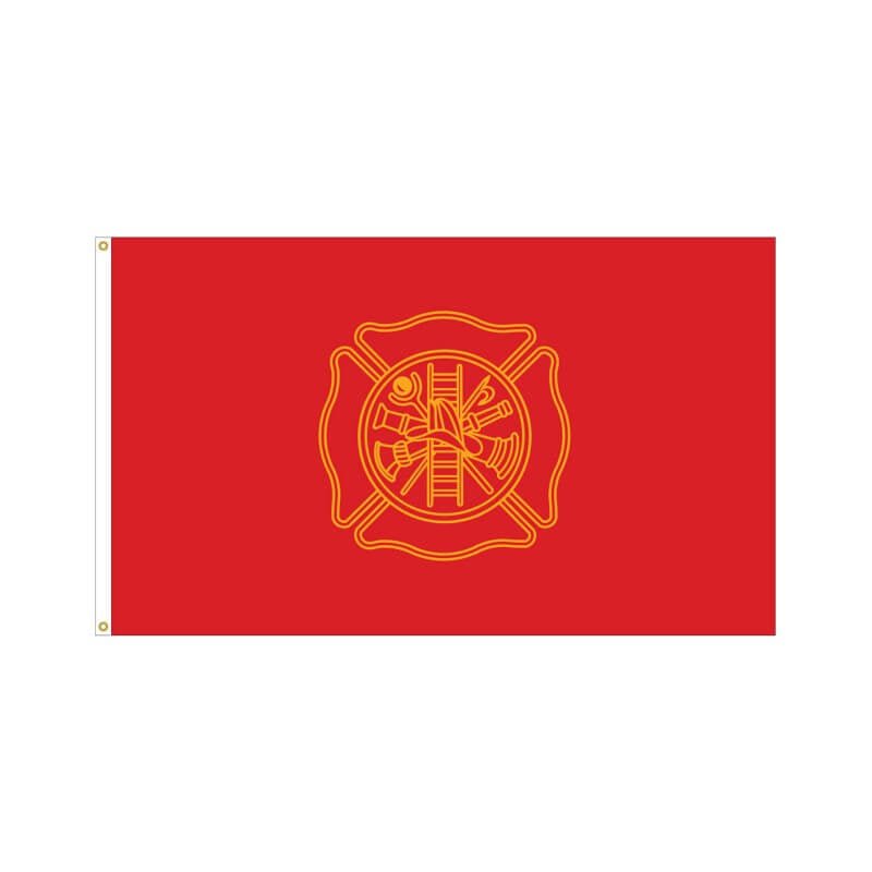 3' x 5' Fire Fighters Nylon Outdoor Flag - Action Flag
