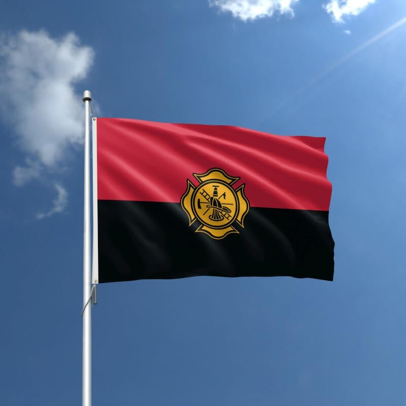 3' x 5' Fireman Remembrance Nylon Outdoor Flag - Action Flag