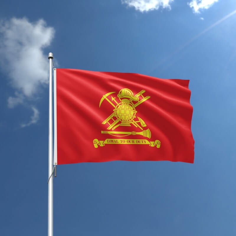 3' x 5' Firemen Nylon Outdoor Flag - Action Flag