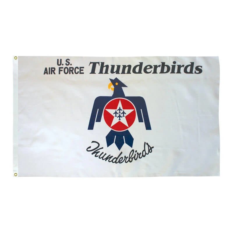 3' x 5' USAF Thunderbirds Polyester Commemorative Flag - Action Flag