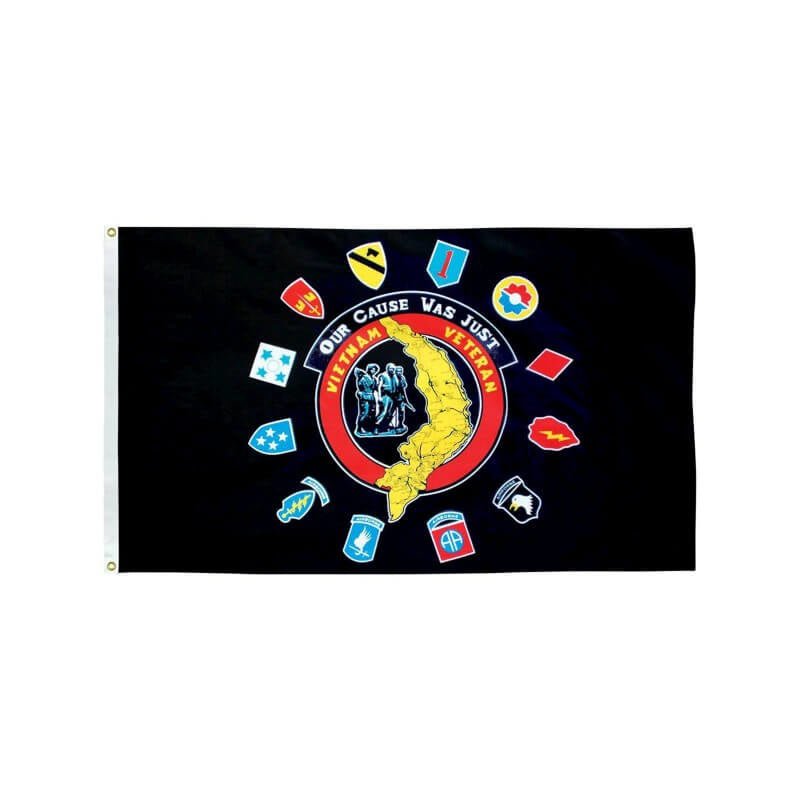 3' x 5' Vietnam Insignia Polyester Commemorative Flag - Action Flag