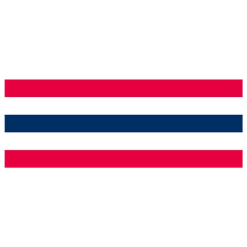 36" Nylon Bunting Red White Blue 5 Stripe ALL SEWN NO STARS PRICE PER YARD - Action Flag