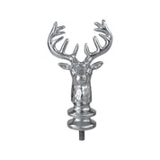 4 - 1/2" Metal Elks Head Indoor Flagpole Ornament - Action Flag