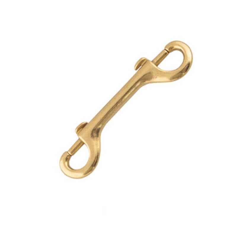 4"Solid Brass Double Snap Hook - Action Flag