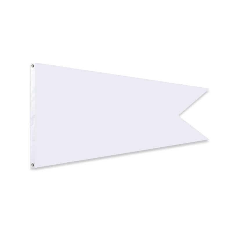5' x 8' Blank Angle Burgee - Action Flag