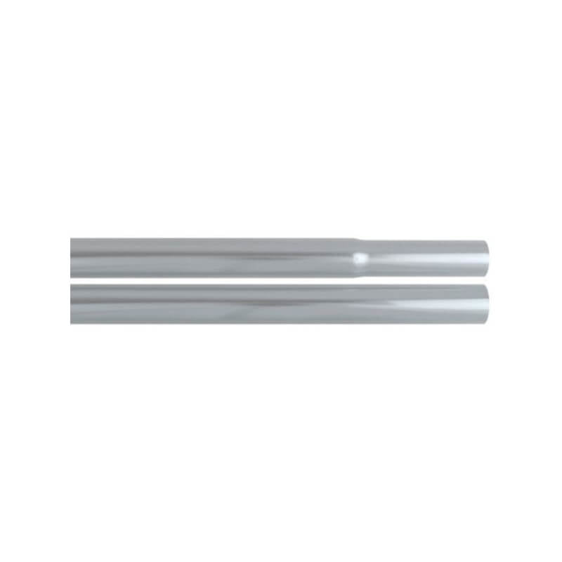 Swedged Silver Heavy Duty Aluminum Display Pole Section
