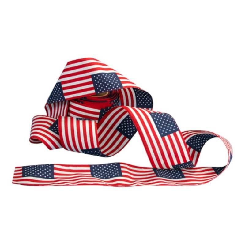 8" x 24" Strip of Sewn Cotton U.S. Flag 8" x12" Pattern - Action Flag