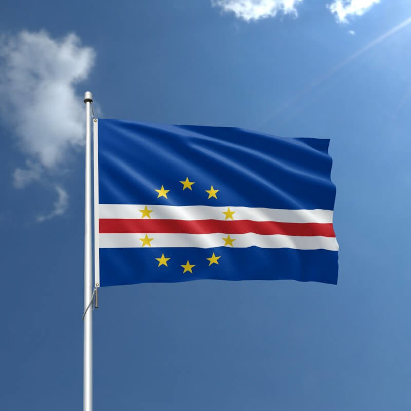 Cabo Verde Nylon Outdoor Flag