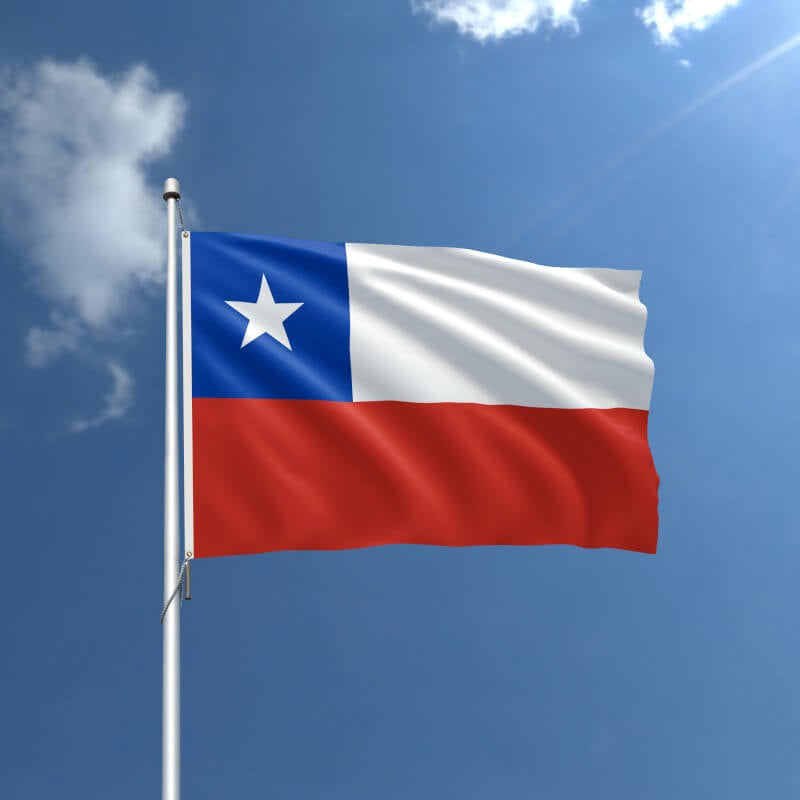 Chile Nylon Outdoor Flag