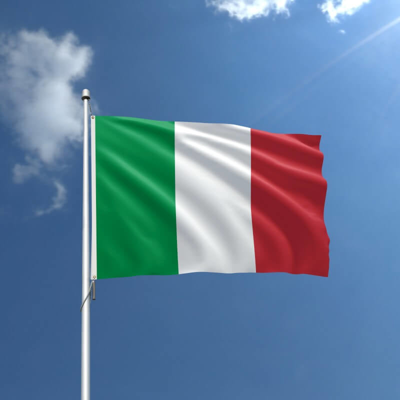 Italy Nylon Outdoor Flag
