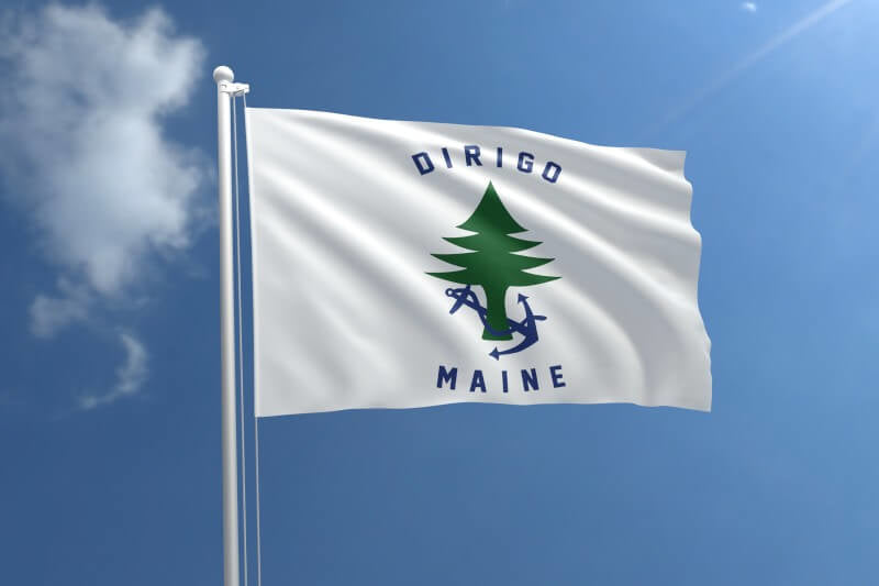 Maine Nylon Outdoor Flag