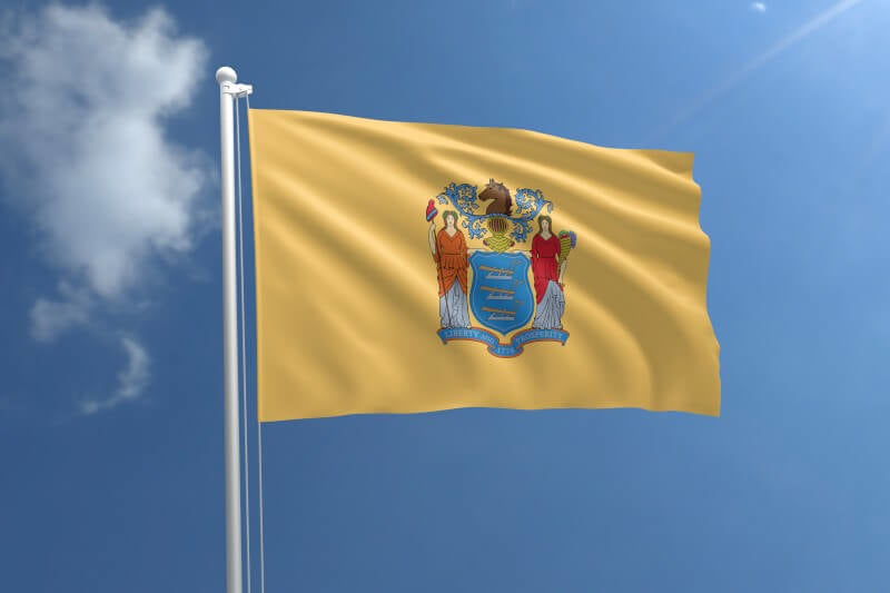 New Jersey Nylon Outdoor Flag