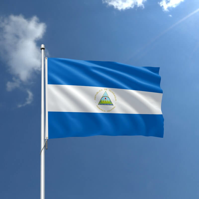 Nicaragua Nylon Outdoor Flag