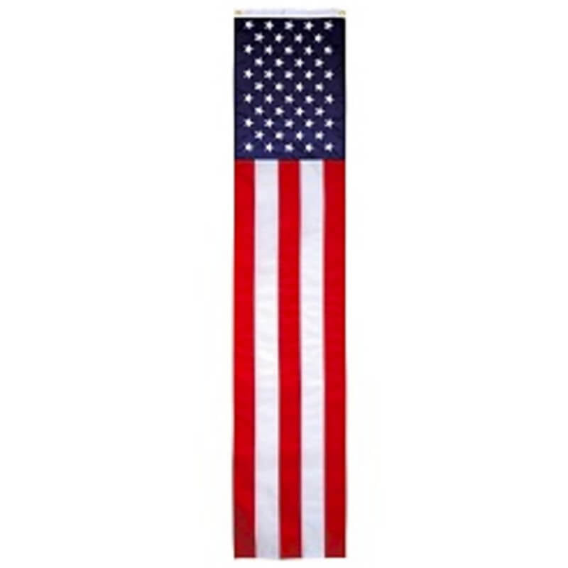 A product picture of a Nylon U.S. Pull down with Embroidered Stars and Sewn Stripes Provided by Action Flag.