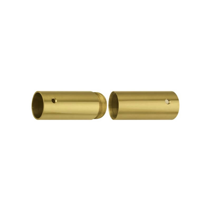 A product picture of a Polished Brass Screw Joint Provided by Action Flag.