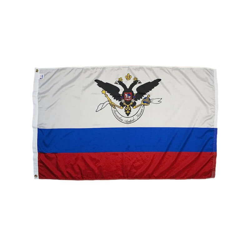 A product picture of a Russian American Company Historical Outdoor Flag - 3' x 5' Nylon Provided by Action Flag.