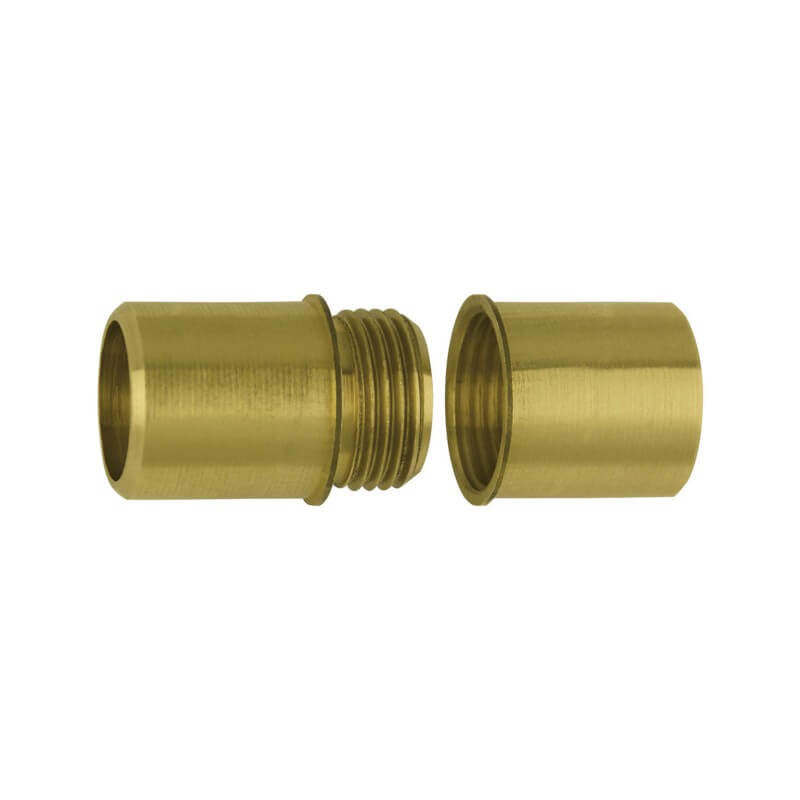 A product picture of a Solid Brass Screw Joint for Aluminum Pole Provided by Action Flag.
