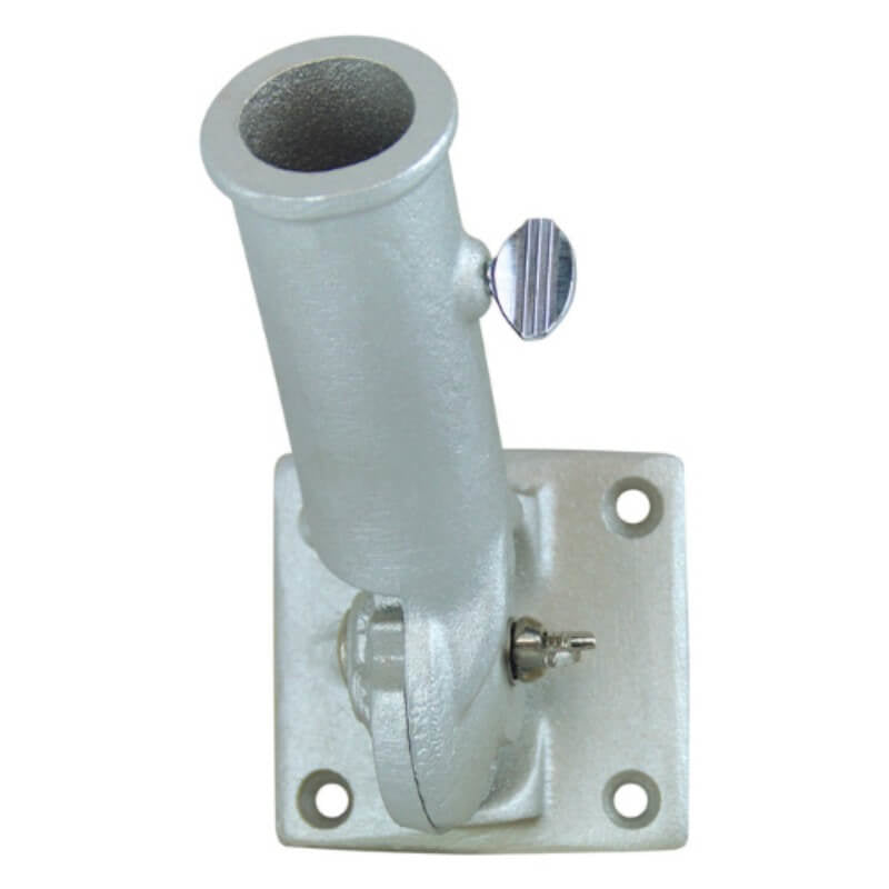 A product picture of a Standard Adjustable Flagpole Bracket Provided by Action Flag.