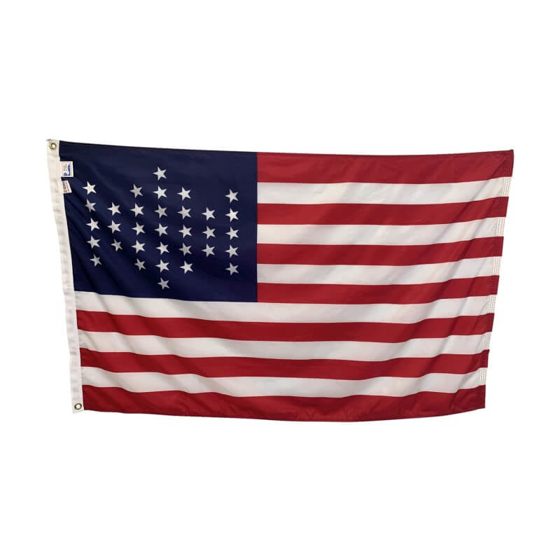 A product picture of a Union Civil War Historical Outdoor Flag - 3' x 5' Nylon Provided by Action Flag.