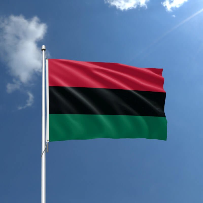 Afro American Nylon Outdoor Flag - Action Flag