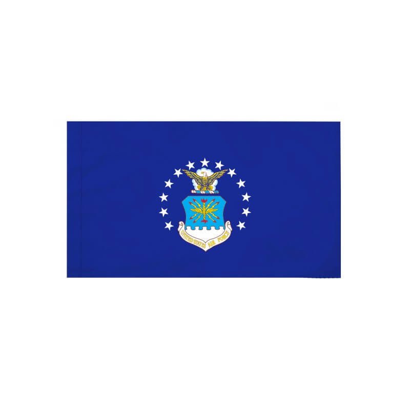 Air Force Military Service Nylon Flag with Pole Sleeve - Action Flag