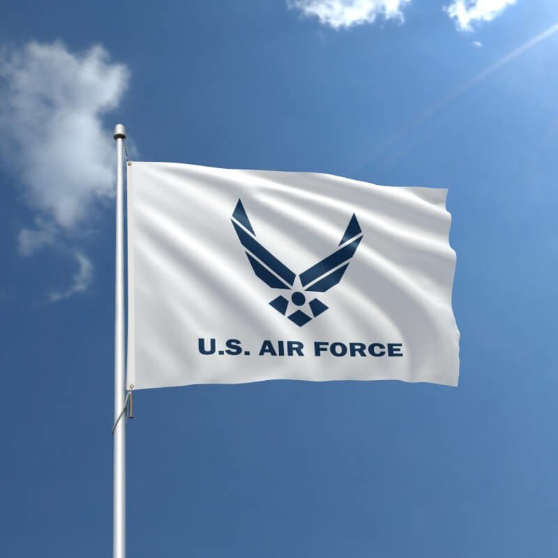 Air Force Official Military Service Branch Logo Nylon Outdoor Flag - Action Flag