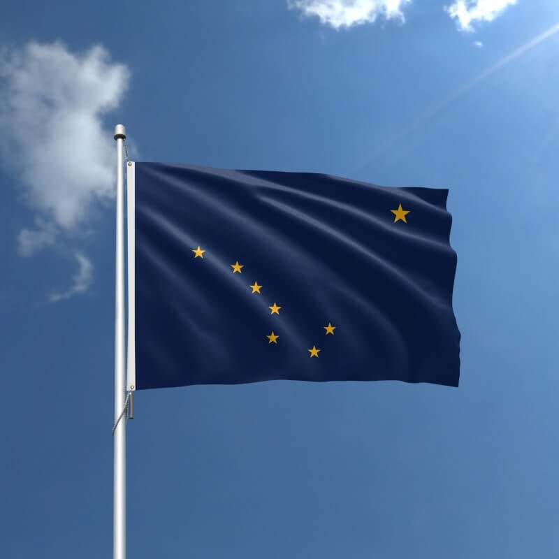 Alaska Nylon Outdoor Flag - Action Flag