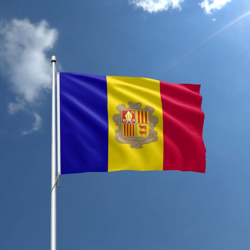 Andorra Nylon Outdoor Flag - Action Flag
