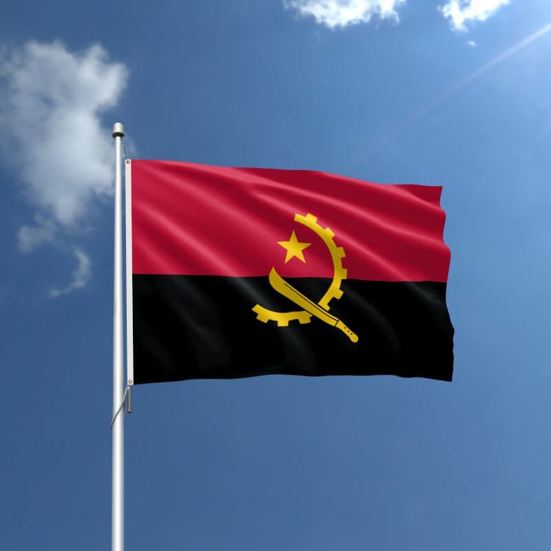 Angola Nylon Outdoor Flag - Action Flag