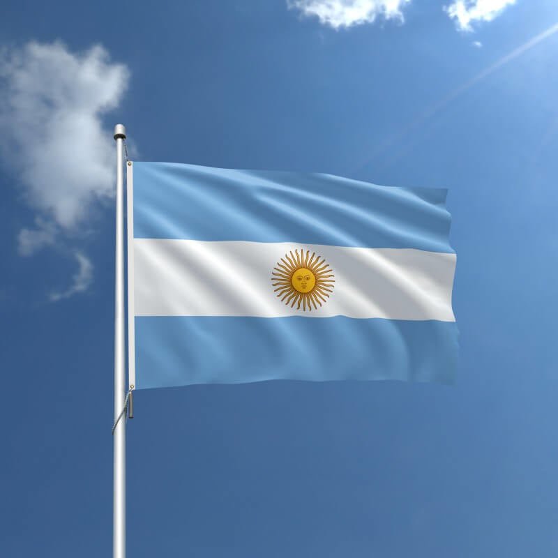 Argentina Nylon Outdoor Flag - Action Flag