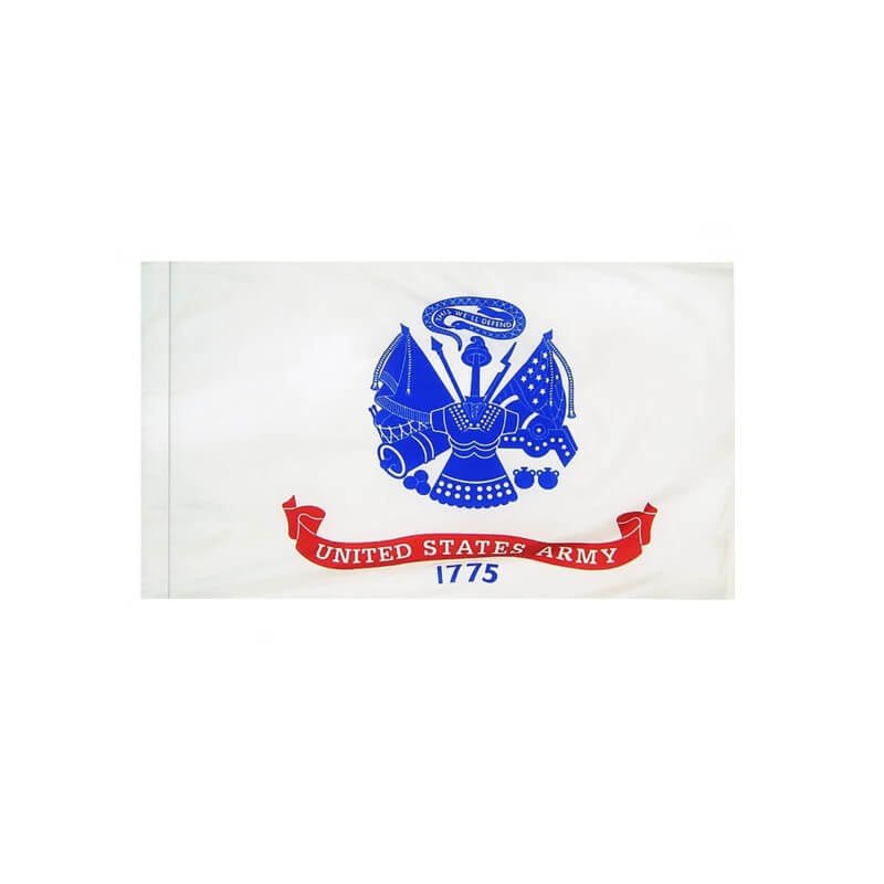 Army Military Service Nylon Flag with Pole Sleeve - Action Flag