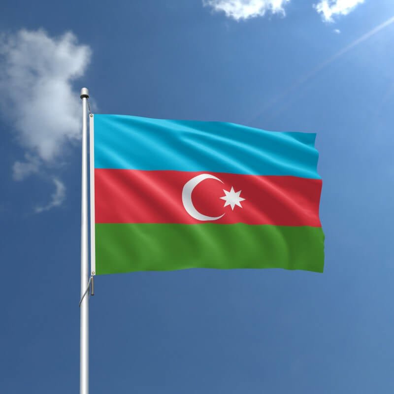 Azerbaijan Nylon Outdoor Flag - Action Flag