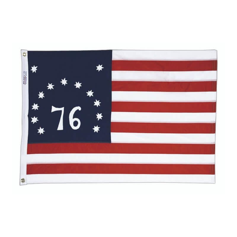 Bennington U.S. Historical Flag - Fully Sewn - Action Flag