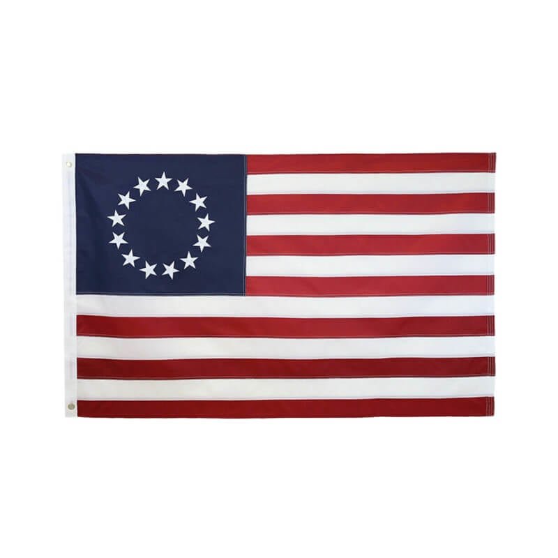 Betsy Ross U.S. Historical Flag - Fully Sewn - Action Flag