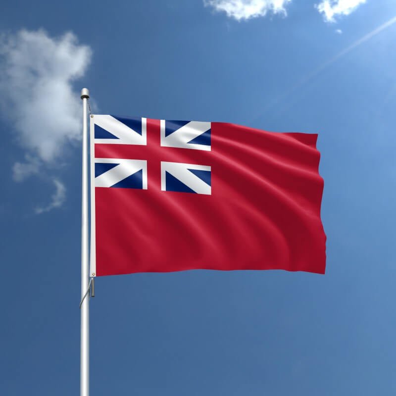 British Red Ensign Historical Outdoor Flag - 3' x 5' Nylon - Action Flag